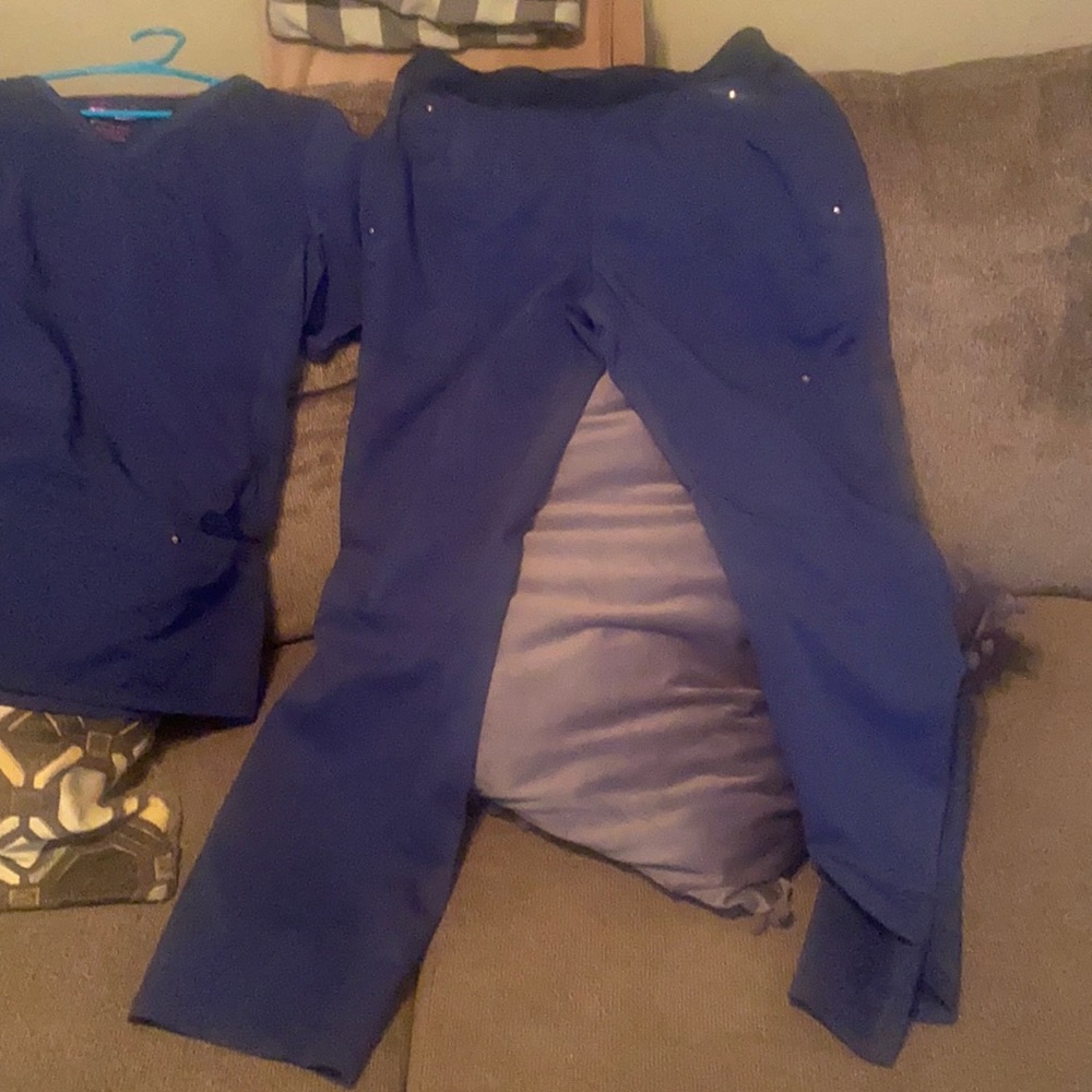 Navy blue scrub set